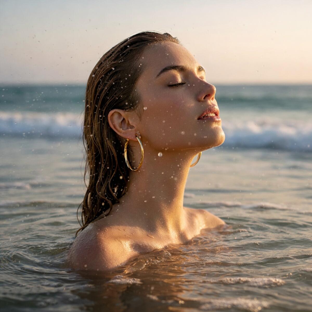 Ocean Twist Ohrringe Gold O6380D