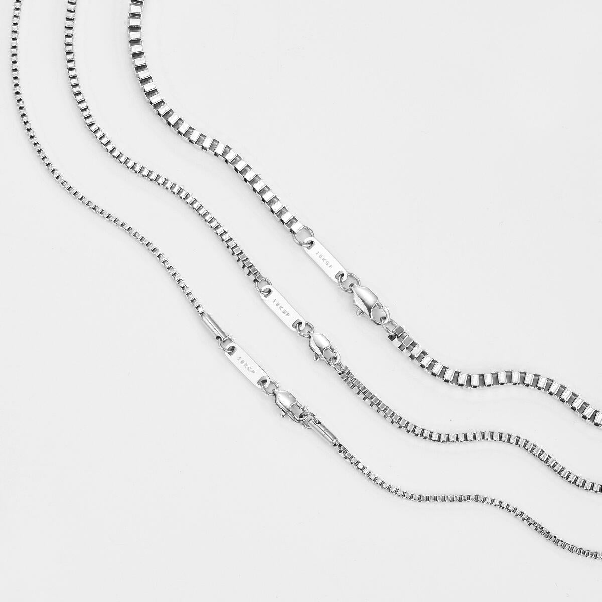 Venezian Box Kette Silber K6367D
