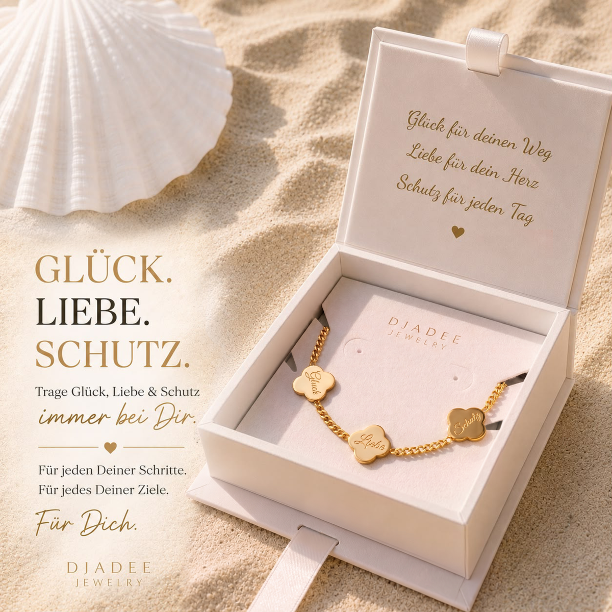 Lucky Blossom Armband Gold