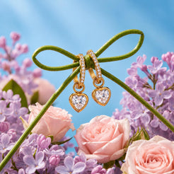 Sunkissed Hearts Ohrringe Gold