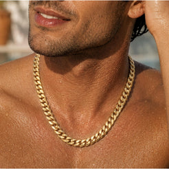 Cuban Statement Kette Gold