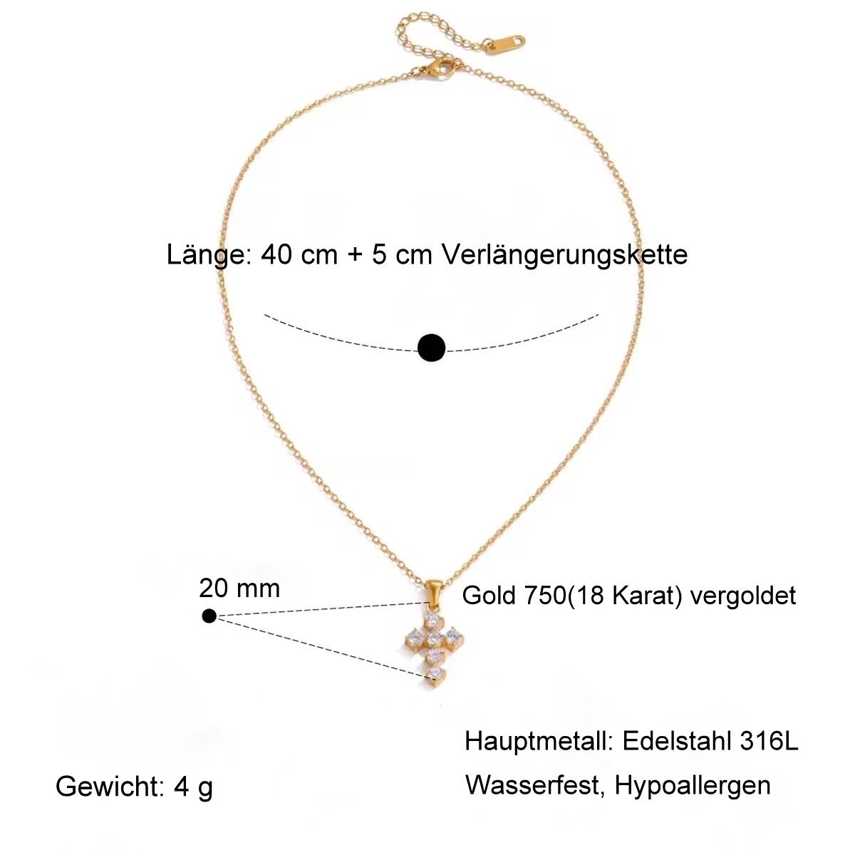 Diamond Believe Kette Gold K6382D