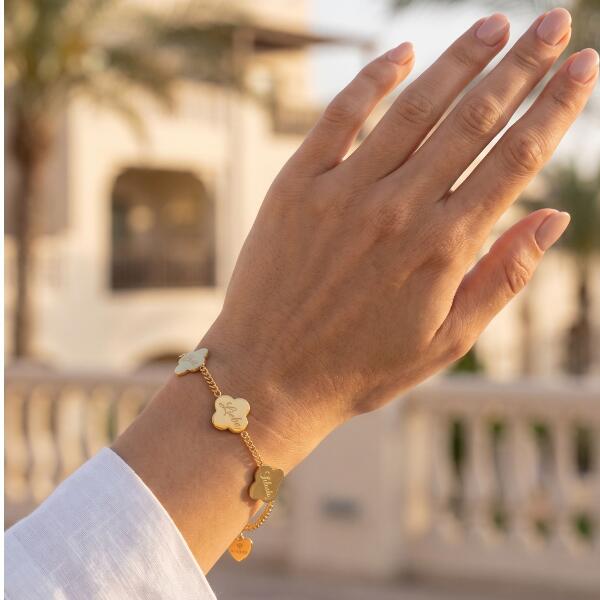 Lucky Blossom Armband Gold