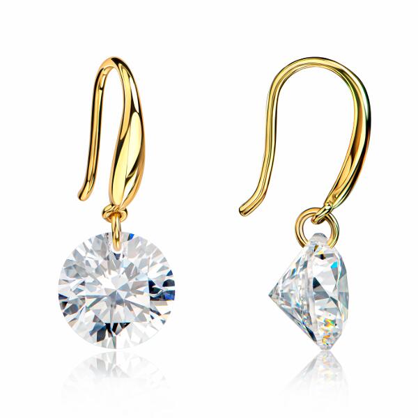 Diamond Shine Ohrringe Gold O1796D