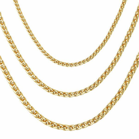 Braid Chain Gold K6049D