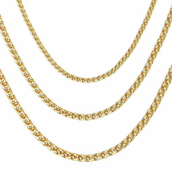 Braid Chain Gold K6049D